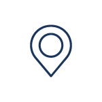Bank branch locations icon